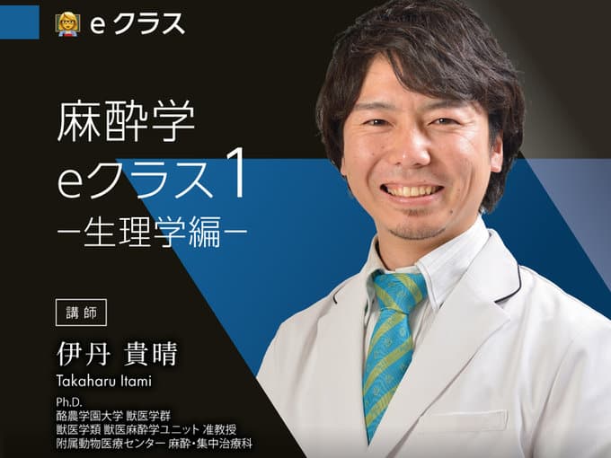 麻酔学 eクラス1〈生理学篇〉/ 伊丹・長濱Dr.