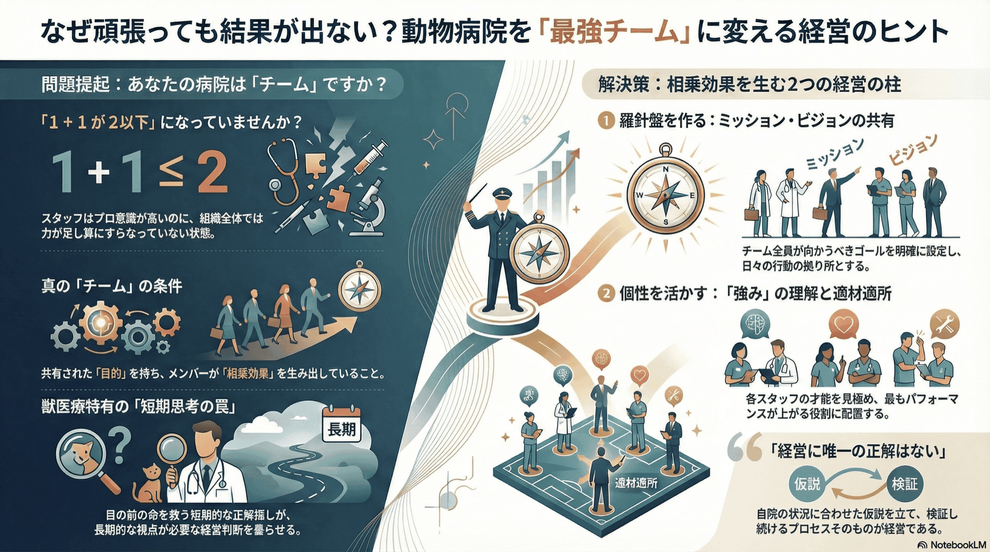 第1回「動物病院に経営なんているの?」のまとめ図解